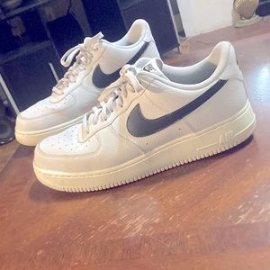 Nike Air Force 1 light grey/silver size 12